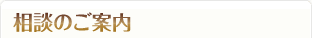 相談のご案内